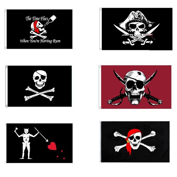 pirate flag 6 pattern colors polyester printing 90x150cm skull flags flying hanging for outside deoration
pirate flag 6 pattern colors polyester printing 90x150cm skull flags flying hanging for outside deoration
