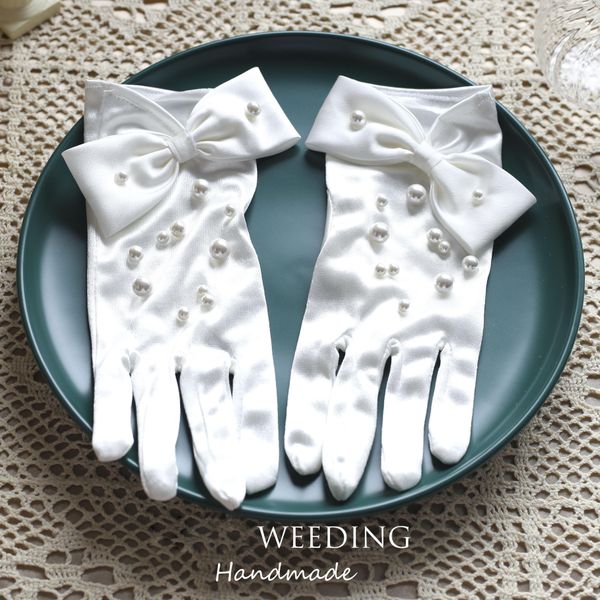 white pearl beaded bowknot wedding gloves fingers short satin bridal gloves women guantes wedding accessories for bride h sqctqm
white pearl beaded bowknot wedding gloves fingers short satin bridal gloves women guantes wedding accessories for bride h sqctqm