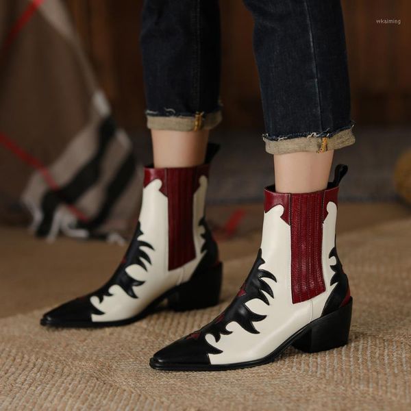 boots 020 design pointed cow leather female shoes plataform mujer fashion elastic breathable mixed colors women western boots1, Black
boots 020 design pointed cow leather female shoes plataform mujer fashion elastic breathable mixed colors women western boots1, Black