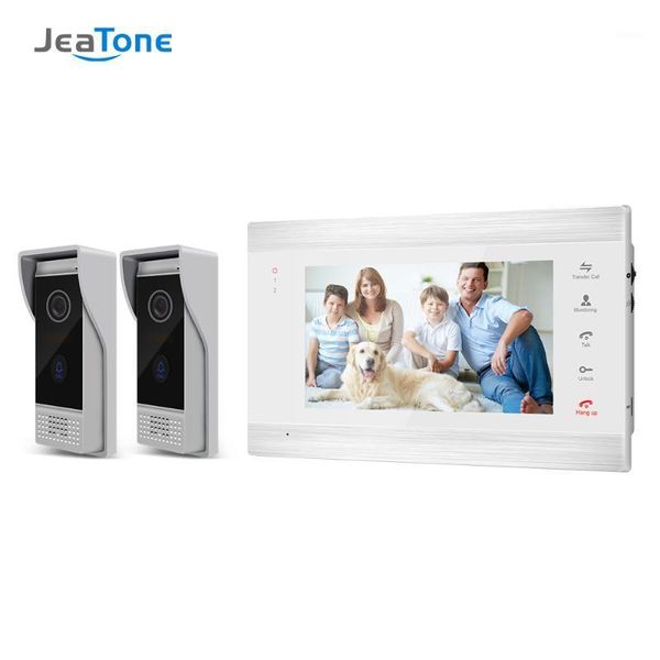 video door phones jeatone 7 inch doorbell monitor intercom with 2 x 1200tvl outdoor camera phone system,support unlock1
video door phones jeatone 7 inch doorbell monitor intercom with 2 x 1200tvl outdoor camera phone system,support unlock1