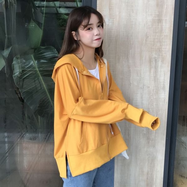 xzqzr hooded sweater women's early chaoyuansuo 2019 loose korean version autumn autumn korean loose cardigan style bf versatile cardiga, Black
xzqzr hooded sweater women's early chaoyuansuo 2019 loose korean version autumn autumn korean loose cardigan style bf versatile cardiga, Black