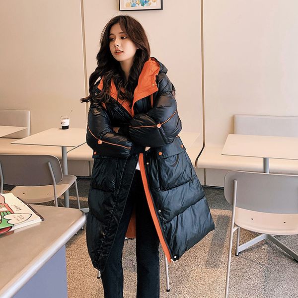 glossy cotton-padded jacket women's 2020 new winter mid-length over-the-knee thick korean version of loose bread jacket down cotton jac, Black
glossy cotton-padded jacket women's 2020 new winter mid-length over-the-knee thick korean version of loose bread jacket down cotton jac, Black