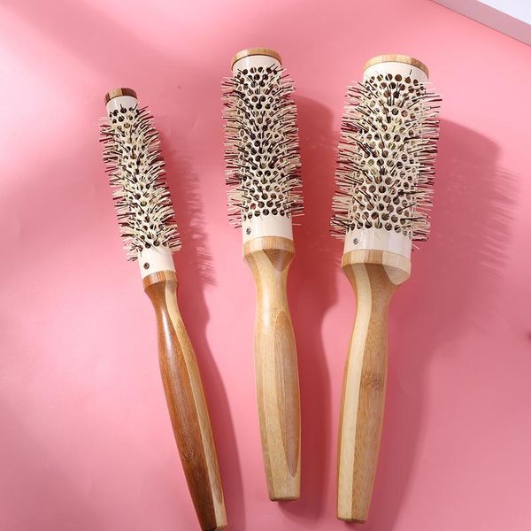wood handle iron hair brush round barrel hair comb drying curling hairdressing hair curler combs 15/20/25/30/40/45 jllmpj, Silver
wood handle iron hair brush round barrel hair comb drying curling hairdressing hair curler combs 15/20/25/30/40/45 jllmpj, Silver