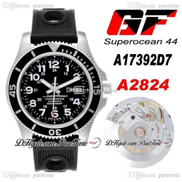 gf 44mm special a17365 eta a2824 automatic mens watch black dial white number markers black rubber strap edition ptbl puretime a07c3, Slivery;brown
gf 44mm special a17365 eta a2824 automatic mens watch black dial white number markers black rubber strap edition ptbl puretime a07c3, Slivery;brown