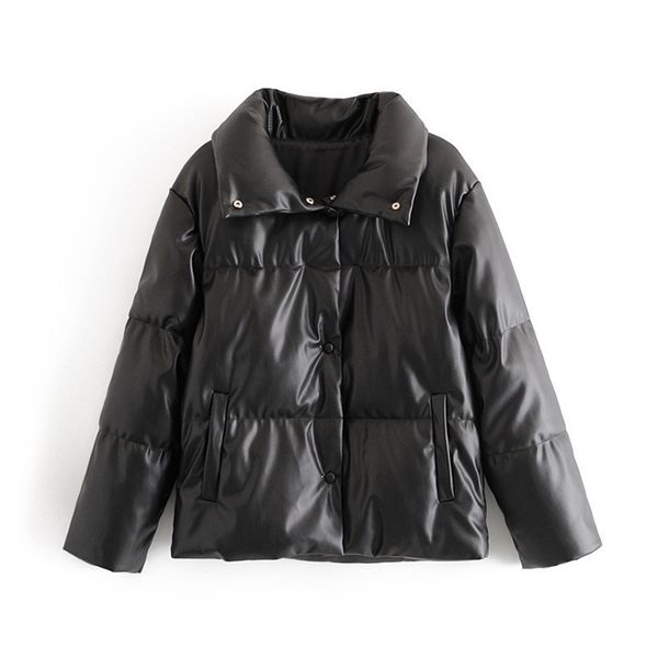 evfer fashion ladies faux leather black winter thick parkas oversize stylish women solid loose outwear jackets chic femme 201201
evfer fashion ladies faux leather black winter thick parkas oversize stylish women solid loose outwear jackets chic femme 201201