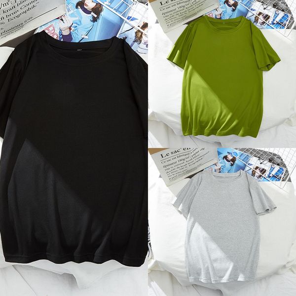 spring 2020 new women's fashion versatile solid color temperament t-shirt commuter 10 pieces short sleeve t-shirt women dpbel, White
spring 2020 new women's fashion versatile solid color temperament t-shirt commuter 10 pieces short sleeve t-shirt women dpbel, White