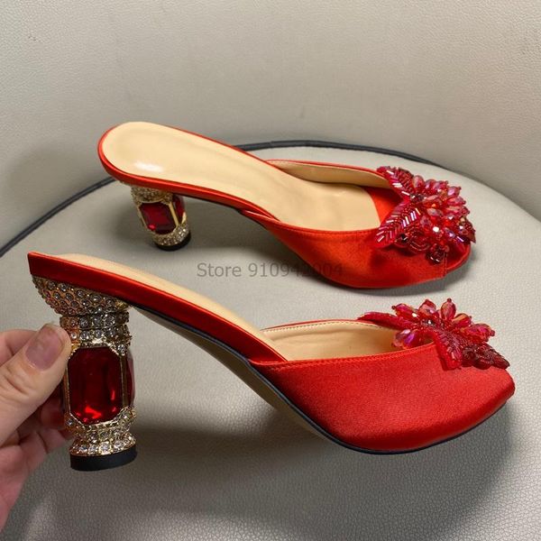 sandals bling beading chunky high heel women arrival summer slippers red shoes deep toe outside slides, Black
sandals bling beading chunky high heel women arrival summer slippers red shoes deep toe outside slides, Black