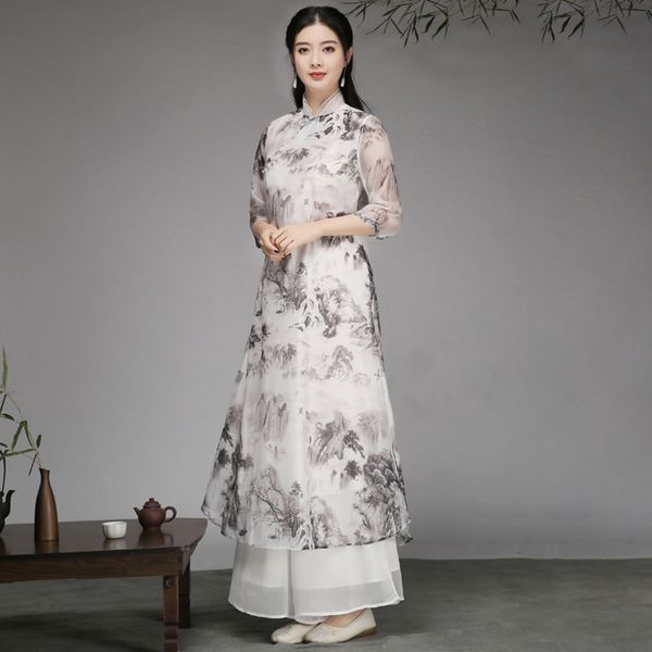joivw chinese 0 women's clothing chinese black and white skirt skirt cheongsam skirtink painting cheongsam dress tea women's suit, Black;gray
joivw chinese 0 women's clothing chinese black and white skirt skirt cheongsam skirtink painting cheongsam dress tea women's suit, Black;gray