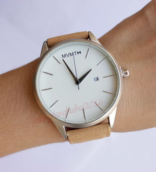 2021 luxury fashion mens mvmt watch leather strap quartz watches sport brand men's watches waterproof mvmt gift watches relogio, Silver
2021 luxury fashion mens mvmt watch leather strap quartz watches sport brand men's watches waterproof mvmt gift watches relogio, Silver