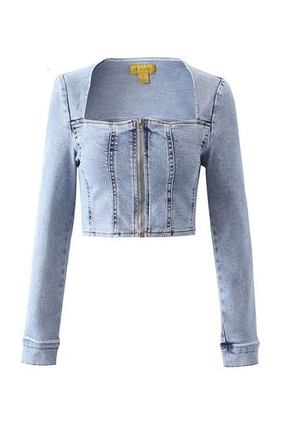 2118-21 korean slim fit square low neck long sleeve zipper cardigan denim jacket, Black;brown
2118-21 korean slim fit square low neck long sleeve zipper cardigan denim jacket, Black;brown