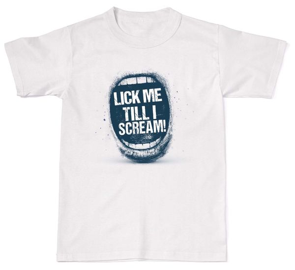 sport 2019 new brand sale lick me til i scream funny offensive rude cotton t shirt
sport 2019 new brand sale lick me til i scream funny offensive rude cotton t shirt