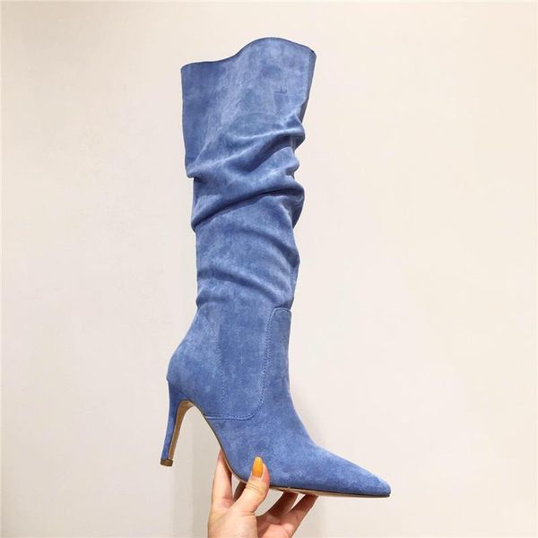 blue boots ladies high heels knee high boots women shoes 2020 autumn designer heel calcados feminino botas1, Black
blue boots ladies high heels knee high boots women shoes 2020 autumn designer heel calcados feminino botas1, Black
