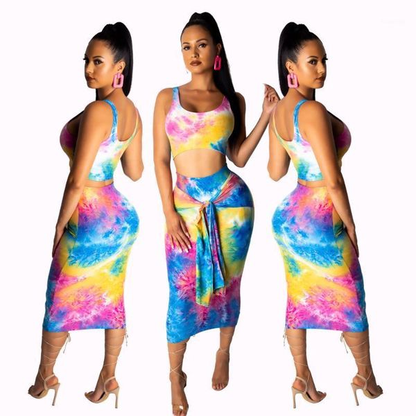 new printed casual two-piece summer fashion u-neck sleeveless vest long dress women's clothing1, Gray
new printed casual two-piece summer fashion u-neck sleeveless vest long dress women's clothing1, Gray