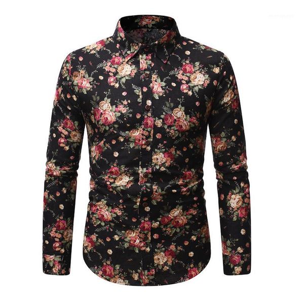 men's casual shirts men's long sleeve shirt fashion flower 3d print floral turn-down collar slim fit mens clothing1, White;black
men's casual shirts men's long sleeve shirt fashion flower 3d print floral turn-down collar slim fit mens clothing1, White;black