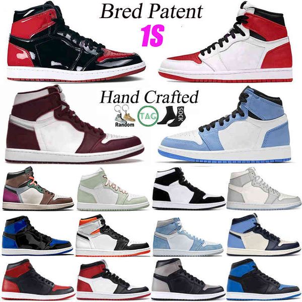 mens jumpman 1 high og basketball shoes 1s heritage bordeaux university blue bred patent hyper royal seafoam unc dark mocha twist pollen men, White;red
mens jumpman 1 high og basketball shoes 1s heritage bordeaux university blue bred patent hyper royal seafoam unc dark mocha twist pollen men, White;red