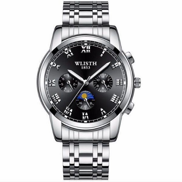 mens watch stainless steel with glide lock clasp automatic mechanical business mens watches orologio di lusso relojes de lujo para hombre, Slivery;brown
mens watch stainless steel with glide lock clasp automatic mechanical business mens watches orologio di lusso relojes de lujo para hombre, Slivery;brown