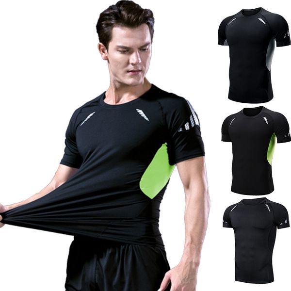 sports t shirts men's elastic breathable short sleeve fitness clothes men running training tees quick-drying t-shirts, White;black
sports t shirts men's elastic breathable short sleeve fitness clothes men running training tees quick-drying t-shirts, White;black