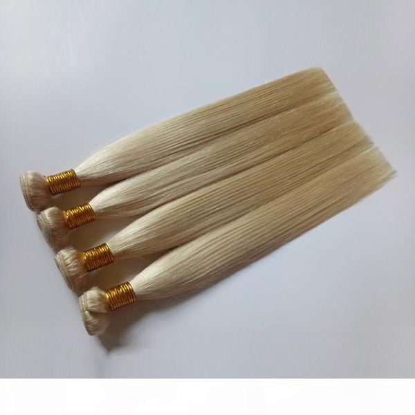 brazilian blonde straight hair weave #613 mongolian russian golden color can be dyed human remy double hair weft extensions, Black
brazilian blonde straight hair weave #613 mongolian russian golden color can be dyed human remy double hair weft extensions, Black