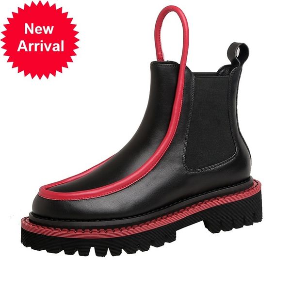 2021 genuine leather mark ladies ankle boots elastic band toe foot heels vintage fall party woman shoes srer, Black
2021 genuine leather mark ladies ankle boots elastic band toe foot heels vintage fall party woman shoes srer, Black