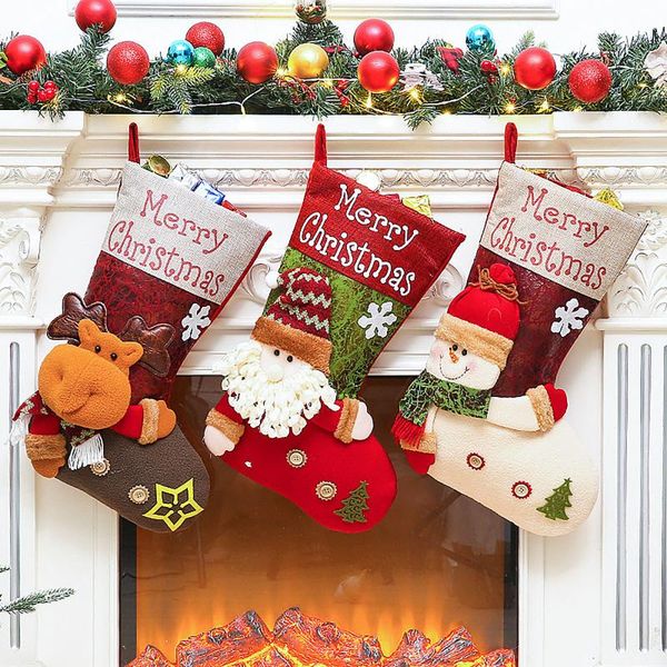 new year christmas stocking sack xmas gift candy bag noel christmas decorations for home natal navidad sock tree decor
new year christmas stocking sack xmas gift candy bag noel christmas decorations for home natal navidad sock tree decor