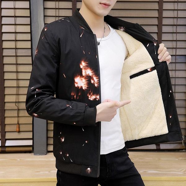 2020 winter jacket men slim korean parka hombre jacket coat cashmere mens windbreaker parkas cotton youth clothing floral print, Black
2020 winter jacket men slim korean parka hombre jacket coat cashmere mens windbreaker parkas cotton youth clothing floral print, Black