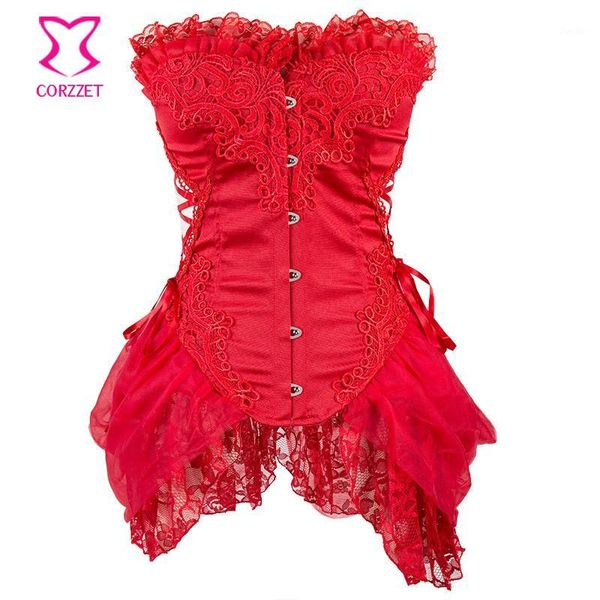 lolita cut out side lace up corsets and bustiers red floral lace victorian corset bustier gothic korsett for women sexy1, Black;white
lolita cut out side lace up corsets and bustiers red floral lace victorian corset bustier gothic korsett for women sexy1, Black;white