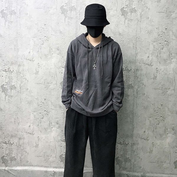 hooded plush high street fashion brand sweater with personality, handsome and dark men's wear, winter trend, all kinds of hip-hop, Black
hooded plush high street fashion brand sweater with personality, handsome and dark men's wear, winter trend, all kinds of hip-hop, Black