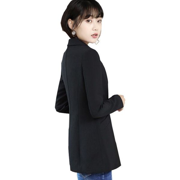 women's suits & blazers small suit jacket 2021 style korean-style versatile mid-length-style long-sleeve workwear, White;black
women's suits & blazers small suit jacket 2021 style korean-style versatile mid-length-style long-sleeve workwear, White;black
