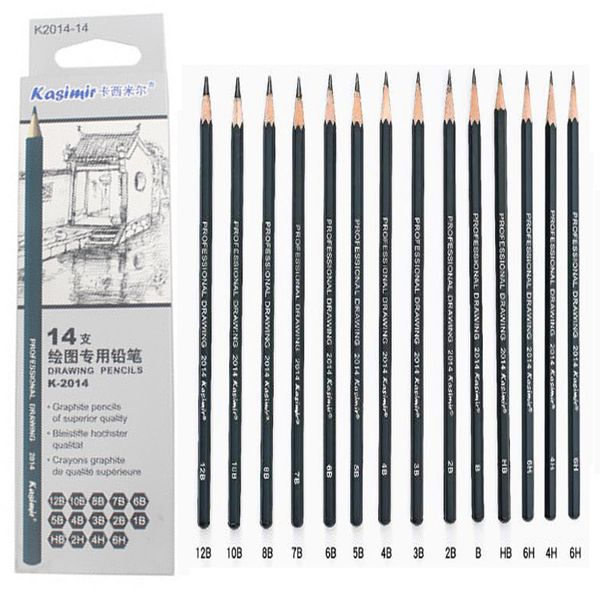 14Pcs Wooden Lead Pencils Set 6H-12B Professional Art Sketch Drawing Pencils Tool Art Pencils School Supplies Student Stationery
14Pcs Wooden Lead Pencils Set 6H-12B Professional Art Sketch Drawing Pencils Tool Art Pencils School Supplies Student Stationery