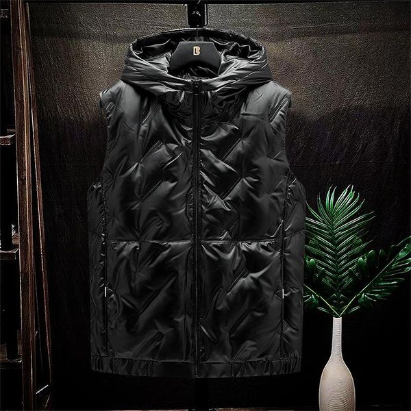 autumn new down jacket fashion brand men's jacket over down vest fashion casual coat men's, Black
autumn new down jacket fashion brand men's jacket over down vest fashion casual coat men's, Black