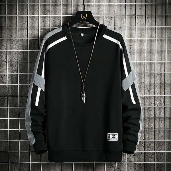 patchwork casual sweatshirt hoodie men high street o-neck sweatshirts autumn mens streetwear kg-159, Black
patchwork casual sweatshirt hoodie men high street o-neck sweatshirts autumn mens streetwear kg-159, Black