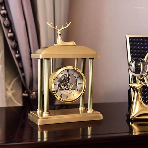 desk & table clocks brass clock home docor deer retro luxury bedroom decoration copper decorative eurpoean eagle vintage desk
desk & table clocks brass clock home docor deer retro luxury bedroom decoration copper decorative eurpoean eagle vintage desk