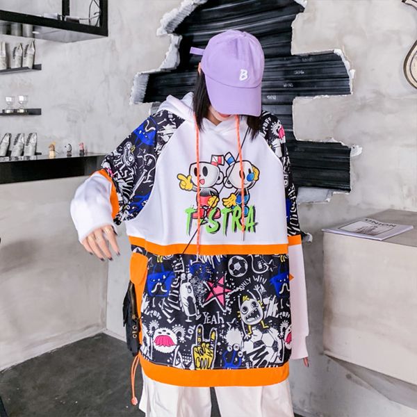 aolamegs colorful cartoon funny graphic hit color cargo pockets hooded pullover hoodie men fashion high street style swea c0127, Black
aolamegs colorful cartoon funny graphic hit color cargo pockets hooded pullover hoodie men fashion high street style swea c0127, Black