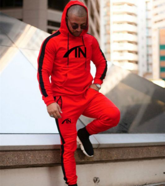 mens tracksuits fitness suits men's outdoor hooded sports sweatshirts + pants youth street style autumn two-piece suits, Gray
mens tracksuits fitness suits men's outdoor hooded sports sweatshirts + pants youth street style autumn two-piece suits, Gray