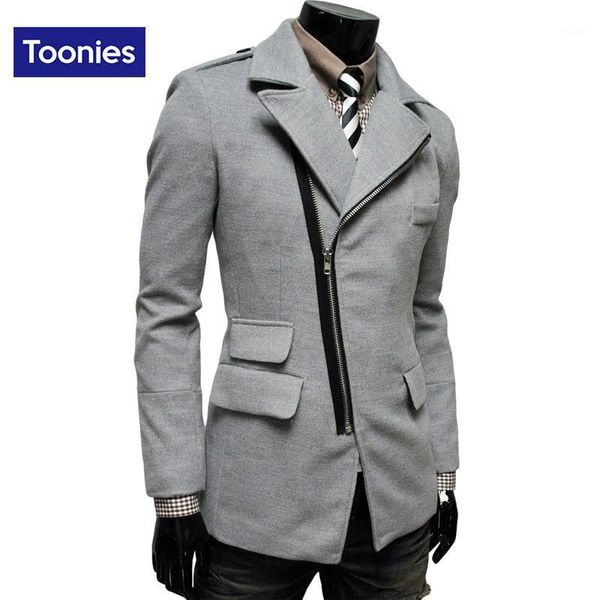 men's clothing 2016 winter trend irregular overcoat oblique zipper pocket lapel men wool coat 4 colors medium long jacket1, Black
men's clothing 2016 winter trend irregular overcoat oblique zipper pocket lapel men wool coat 4 colors medium long jacket1, Black
