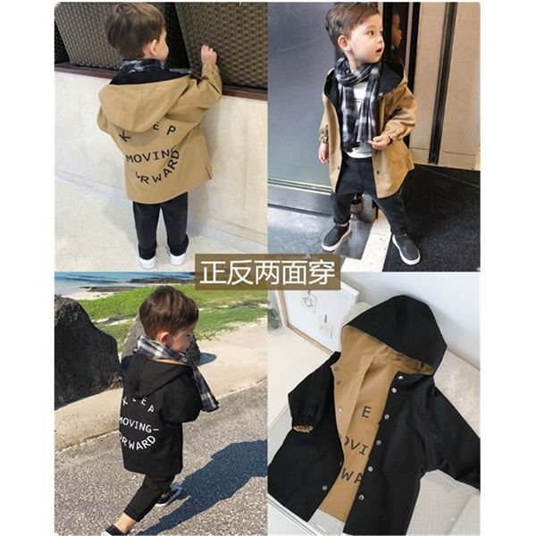 boys windbreaker wear on both sides casual letter print kids trench coat toddler boy jackets autumn hooded children coats 2019 c1012, Blue;gray
boys windbreaker wear on both sides casual letter print kids trench coat toddler boy jackets autumn hooded children coats 2019 c1012, Blue;gray
