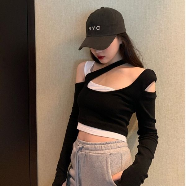 neca6 slimshoulder yifan's new short fake t-shirt t-shirt piece matching color style fit rui long sleeve two pw9oa, White
neca6 slimshoulder yifan's new short fake t-shirt t-shirt piece matching color style fit rui long sleeve two pw9oa, White