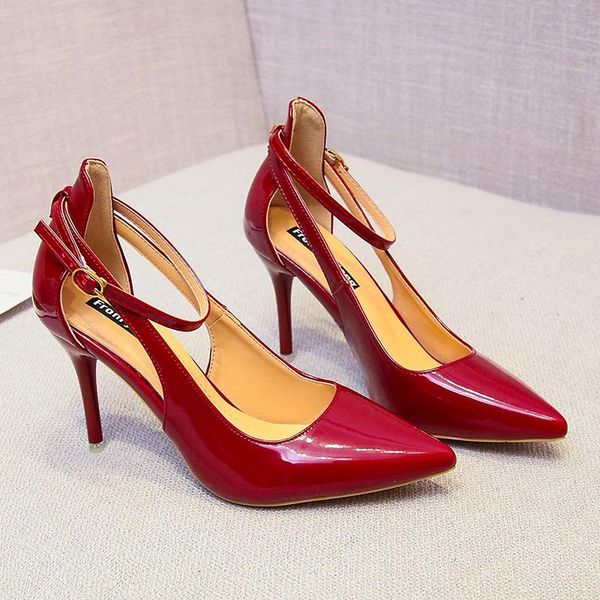 pointed dress shoes basic pumps women boat zapatos mujer spring office lady shoes high heels woman party u14-93, Black
pointed dress shoes basic pumps women boat zapatos mujer spring office lady shoes high heels woman party u14-93, Black