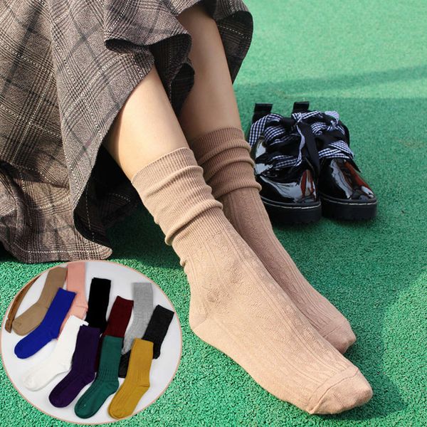 autumn and winter pure vertical stripe hemp pattern all cotton medium tube female korean pile socks, Black;white
autumn and winter pure vertical stripe hemp pattern all cotton medium tube female korean pile socks, Black;white
