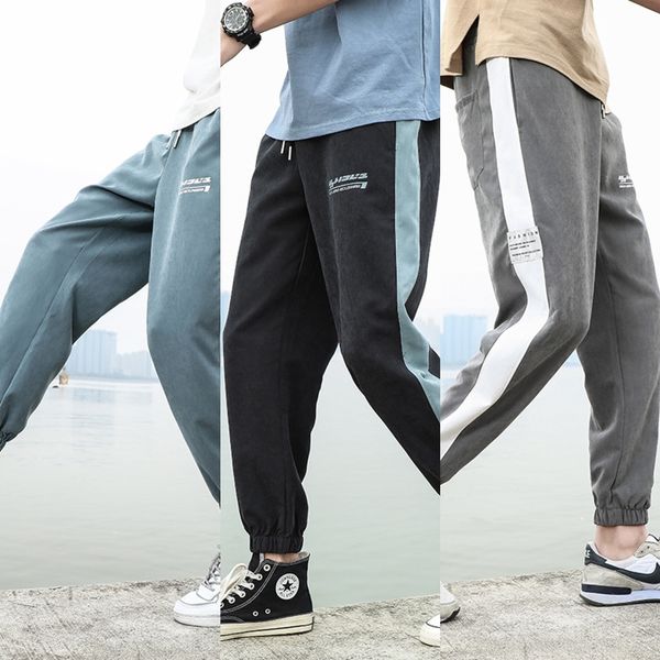 gxu6a pure clothes men's spring and autumn sports men's nine-point loose work clothes pants pants work cotton casual casual pants, Blue
gxu6a pure clothes men's spring and autumn sports men's nine-point loose work clothes pants pants work cotton casual casual pants, Blue