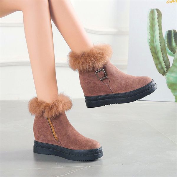 snow boots female 2020 winter new plus velvet platform boots casual warm non-slip wool hair cotton shoes women, Black
snow boots female 2020 winter new plus velvet platform boots casual warm non-slip wool hair cotton shoes women, Black