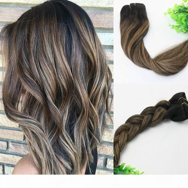 8a 7pieces 120gram clip in human hair extensions balayage ombre dark brown highlights brazilian human remy hair thick end, Black
8a 7pieces 120gram clip in human hair extensions balayage ombre dark brown highlights brazilian human remy hair thick end, Black