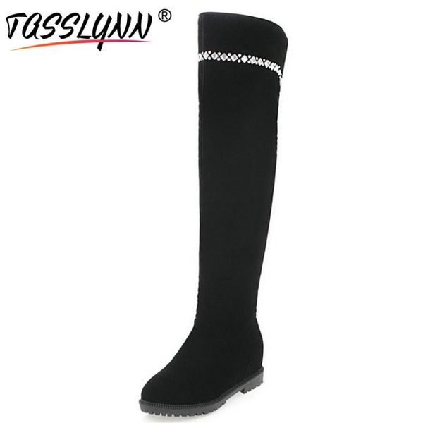 tasslynn 2020 кристалл женщины boots square med пяток обувь женщины над коленом boots короткий плюш теплые зимы женщина размер 43, Black
tasslynn 2020 кристалл женщины boots square med пяток обувь женщины над коленом boots короткий плюш теплые зимы женщина размер 43, Black