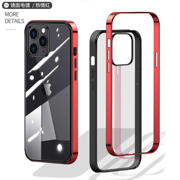suitable for vip 12pro case 12mini three stage tpu + pc electroplating straight edge ip12pro
suitable for vip 12pro case 12mini three stage tpu + pc electroplating straight edge ip12pro