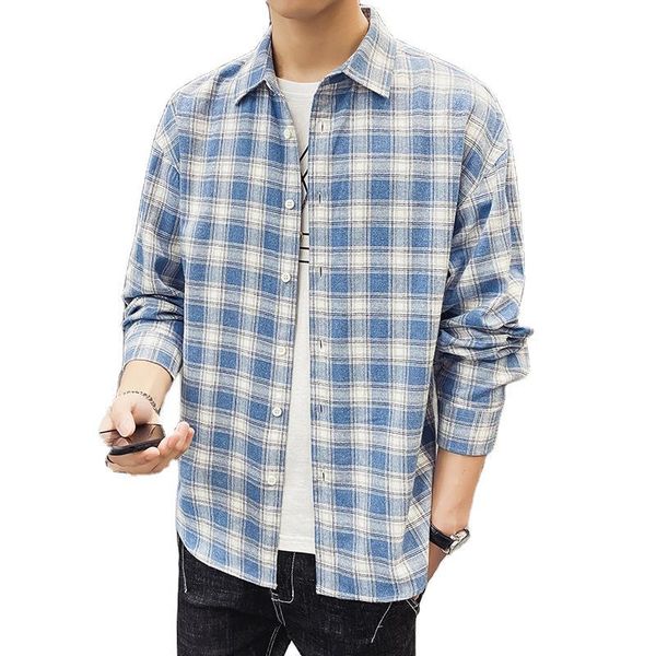 casual long sleeve plaid shirt male slim fit cotton shirts mens soft clothes chemise homme camisa masculina 599938751224, White;black
casual long sleeve plaid shirt male slim fit cotton shirts mens soft clothes chemise homme camisa masculina 599938751224, White;black
