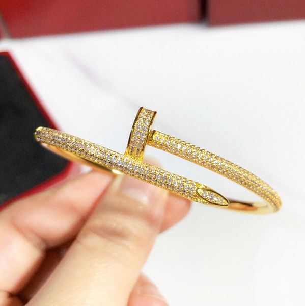 fashion valentine bracelets for women 18k gold plated love bangle bracelet full diamond bracelet jewelry for lover, White
fashion valentine bracelets for women 18k gold plated love bangle bracelet full diamond bracelet jewelry for lover, White