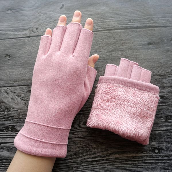 ouilemi autumn winter women' imitation wool double layer plush thickening open half finger writing typing warm touch screen gloves for, Blue;gray
ouilemi autumn winter women' imitation wool double layer plush thickening open half finger writing typing warm touch screen gloves for, Blue;gray
