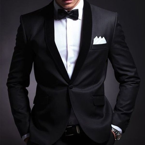 black wedding tuxedo for groom 2 piece slim fit men suits set shawl lapel custom prom business boyfriend jacket with pants 201106, White;black
black wedding tuxedo for groom 2 piece slim fit men suits set shawl lapel custom prom business boyfriend jacket with pants 201106, White;black