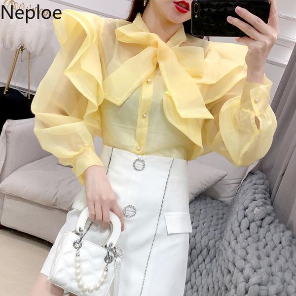 neploe women elegant blouse 2020 spring autumn bow tie collar long sleeve blusas ruffle patchwork korean sweet shirts 590061, White
neploe women elegant blouse 2020 spring autumn bow tie collar long sleeve blusas ruffle patchwork korean sweet shirts 590061, White