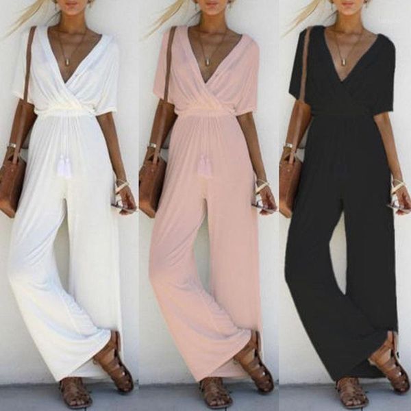jumpsuits for women bell sleeve plunge neck self belted palazzo jumpsuit half sleeve solid jumpsuit fashion deep v1, Black;white
jumpsuits for women bell sleeve plunge neck self belted palazzo jumpsuit half sleeve solid jumpsuit fashion deep v1, Black;white